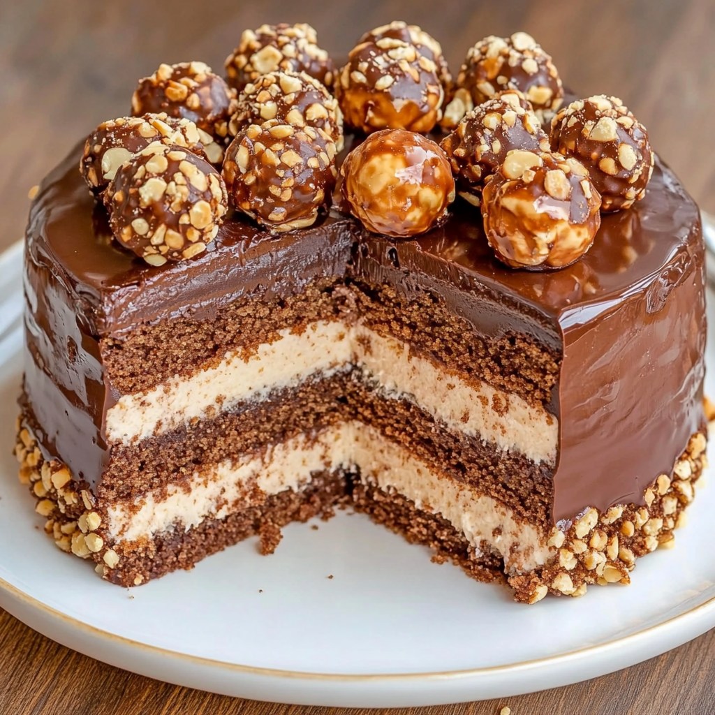 Ferrero Rocher Layer Cake