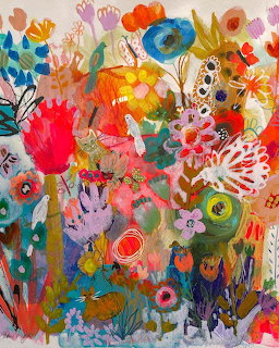 Abstract Floral Painting