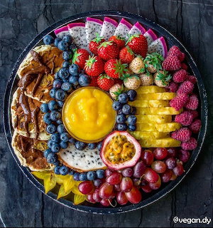 Colorful Fruit Platter