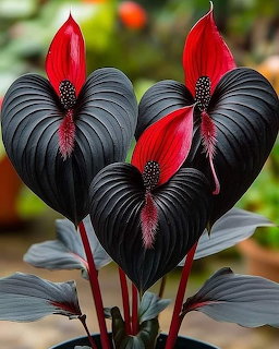 Black Anthurium Flowers