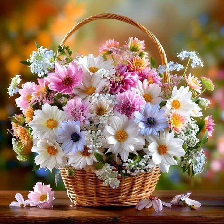 Flower Basket Bouquet