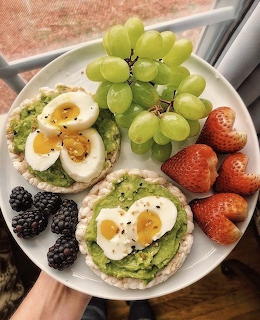 Breakfast Plate with Avocado Toast