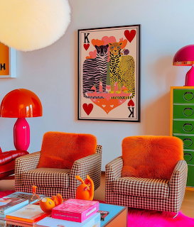 Colorful Retro Living Room