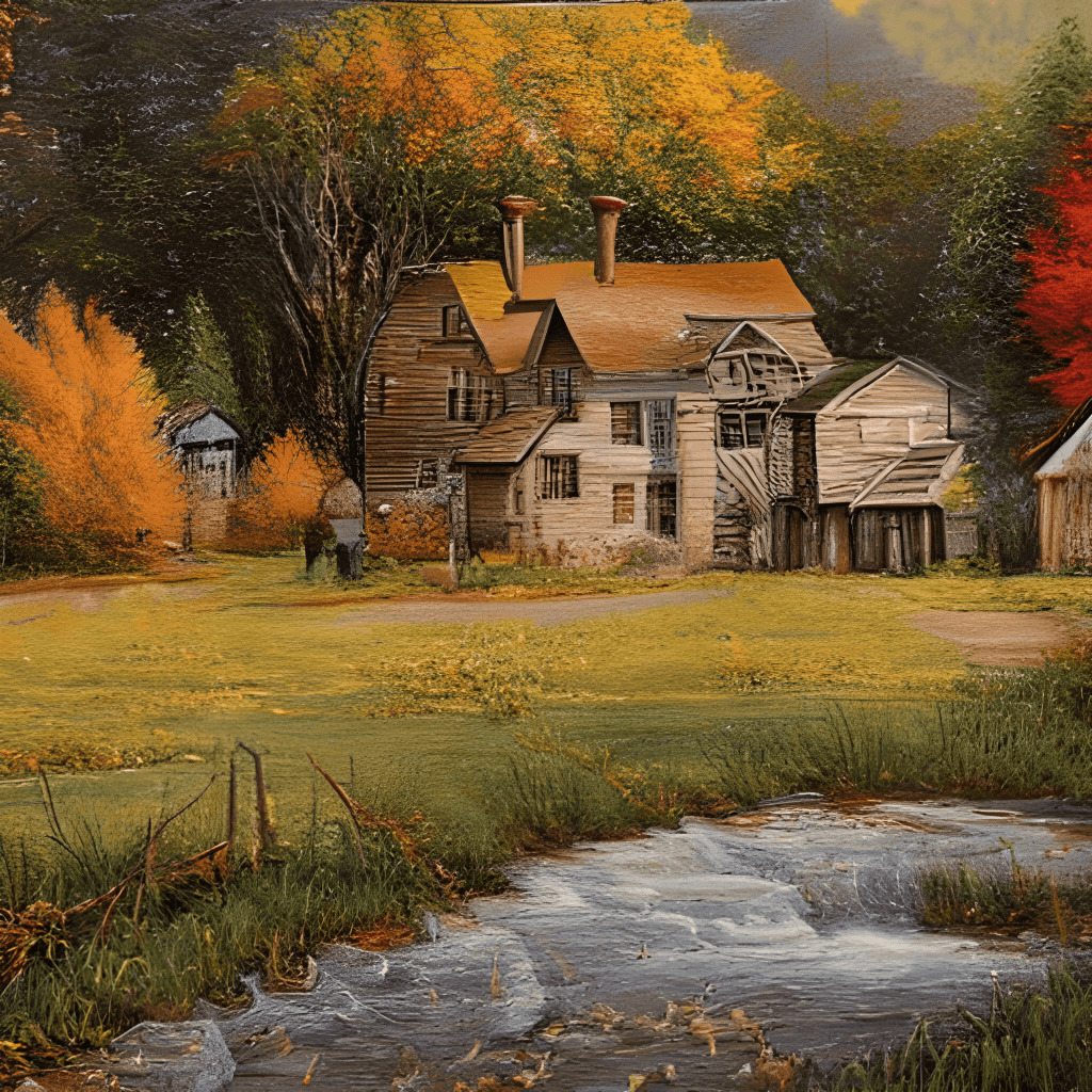Country Home in Autumn
