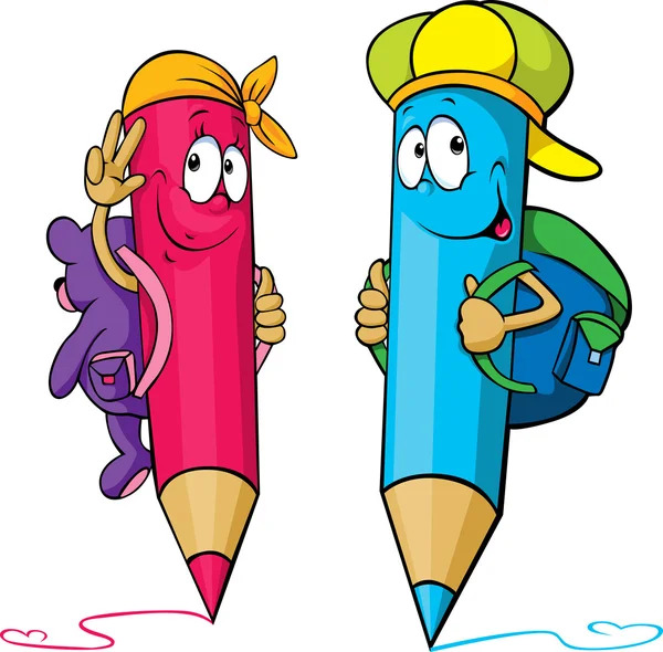 Cartoon Pencils