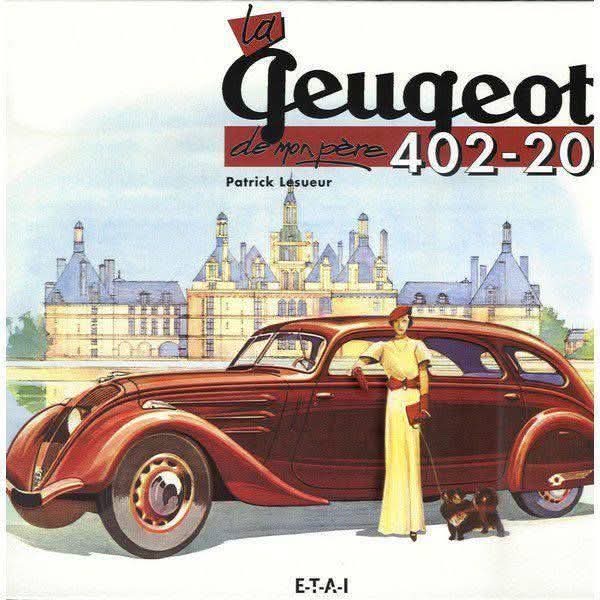 Peugeot 402-20 Vintage Poster