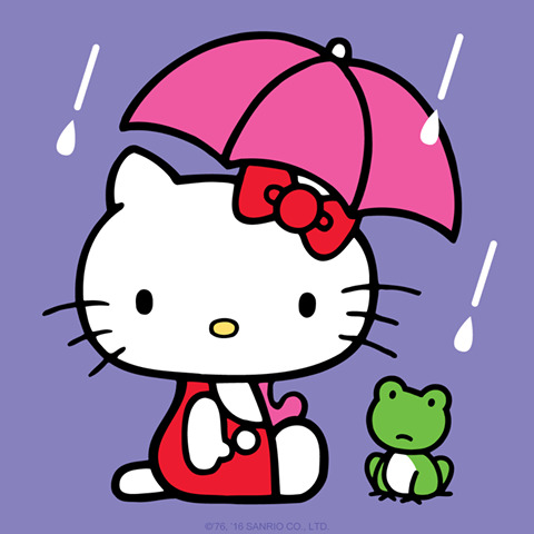 Hello Kitty with Umbrella