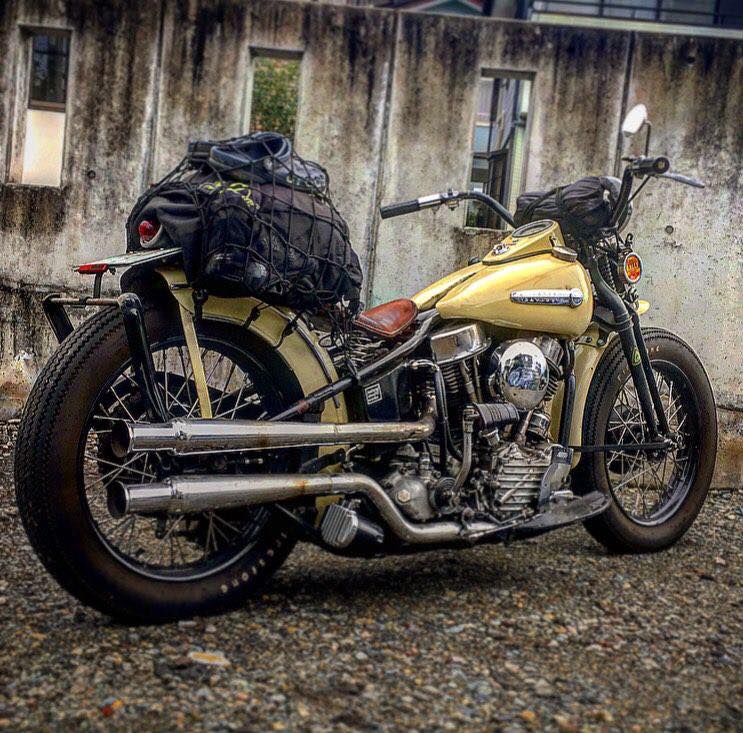 Vintage Harley-Davidson Motorcycle