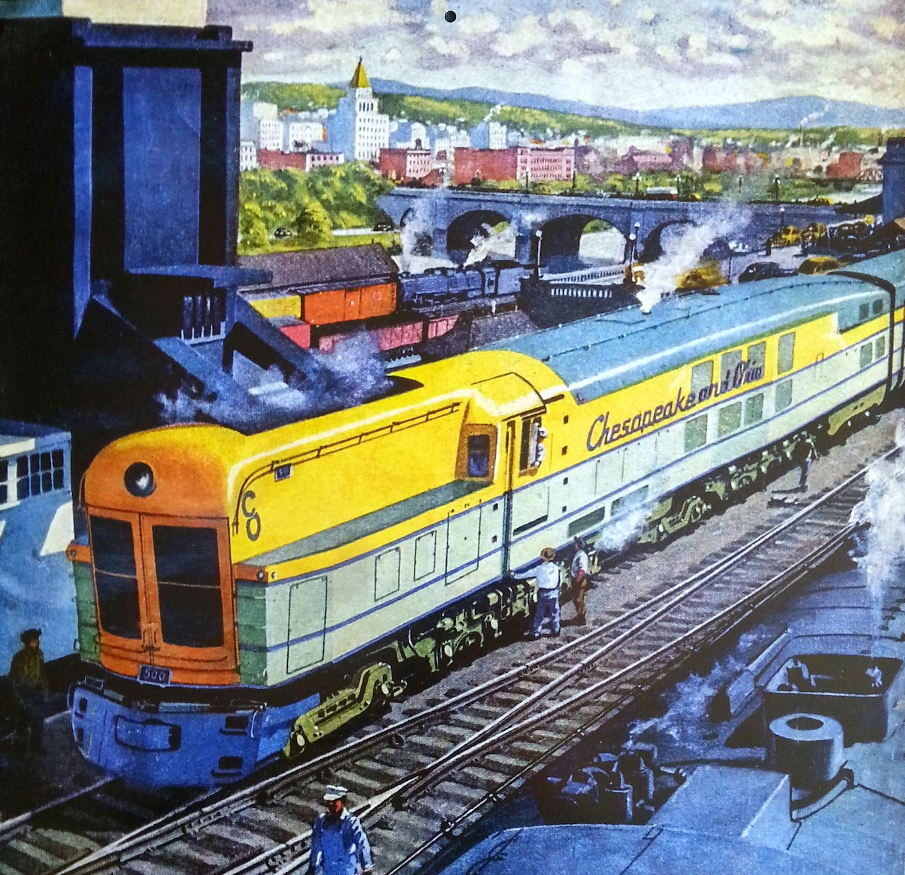Coaling The Chessie Train