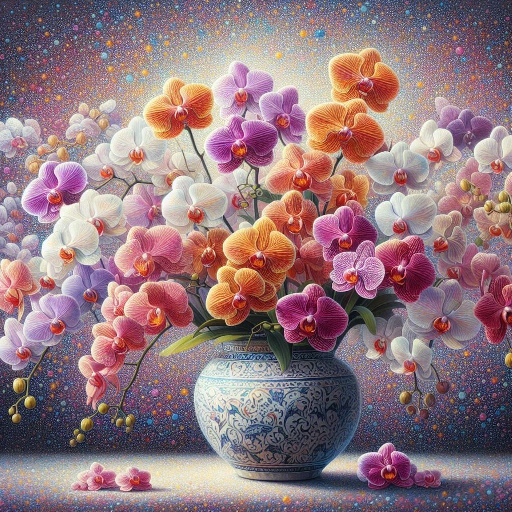 Orchids in Vase