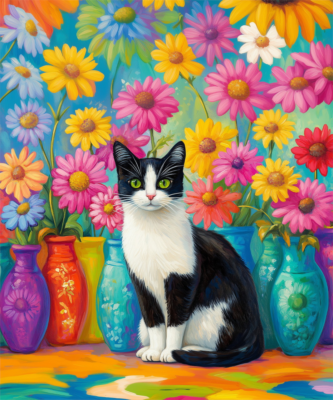 Black White Cat