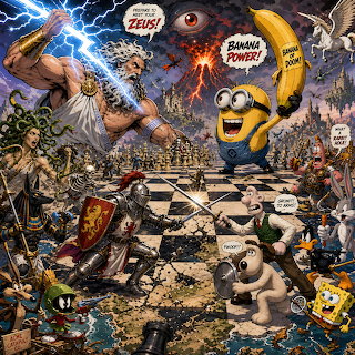 Ancient Mythology versus Iconic Cartoon Characters