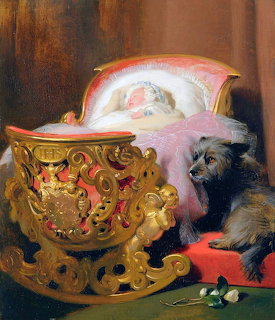 Princess Alice as a Baby Landseer