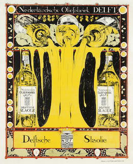 Delft Salad Oil Vintage Poster