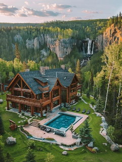 Mountain Cabin with Pool