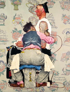 Norman Rockwell The Tattooist