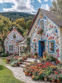 Floral Painted Cottage