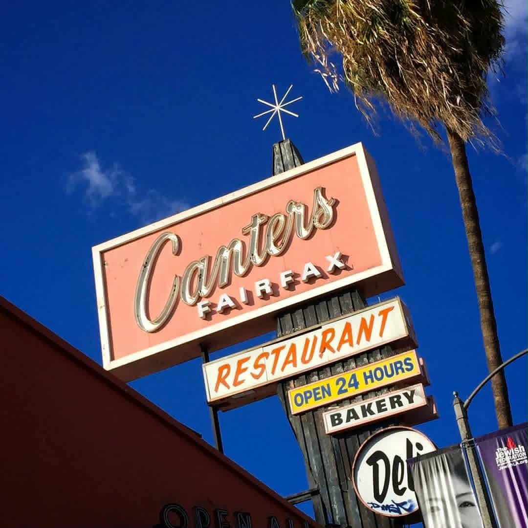 Canter's Fairfax Sign