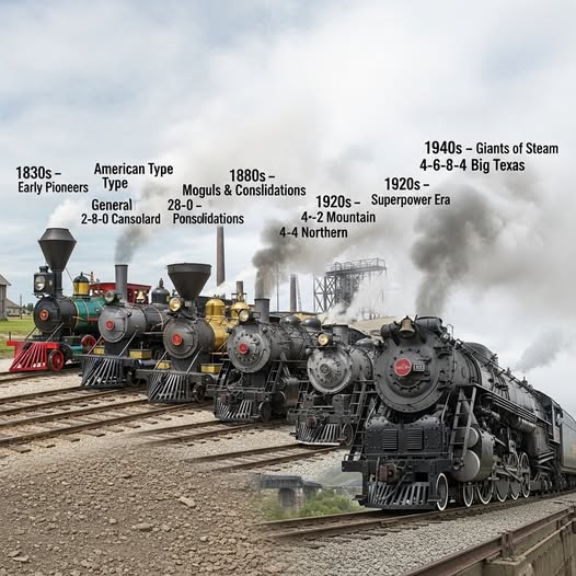 Steam Locomotive History Timeline
