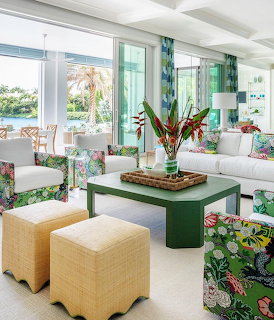 Tropical Living Room Interior