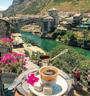 Mostar Old Bridge View