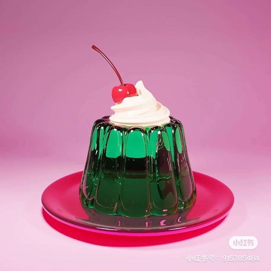 Green Glass Jello