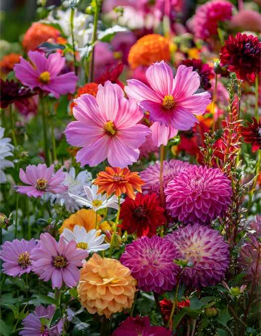 Colorful Garden Flowers