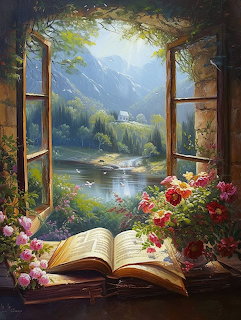 Open Window Mountain Lake View