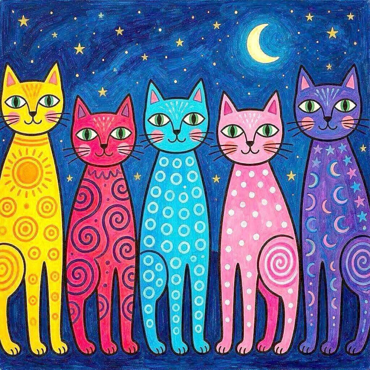 Whimsical Cats
