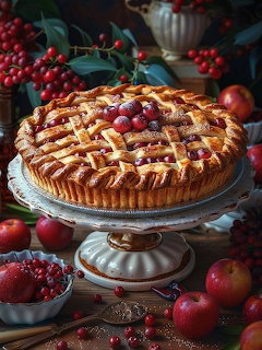 Cherry Lattice Pie