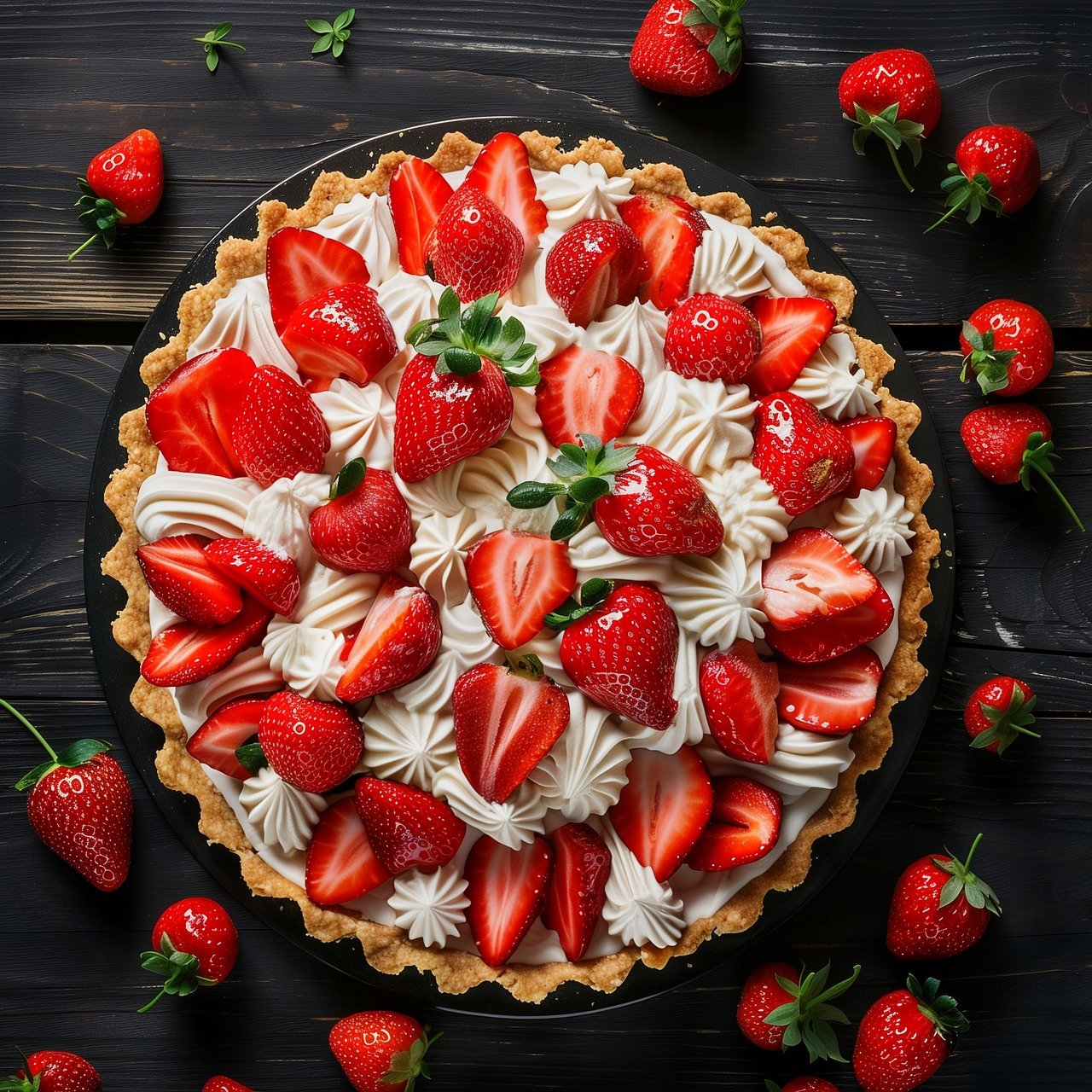 Strawberry Cream Tart