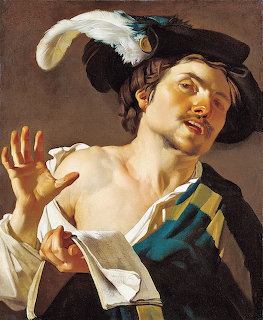 Dirck van Baburen Young Singer
