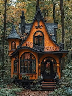 Tiny Orange Cottage