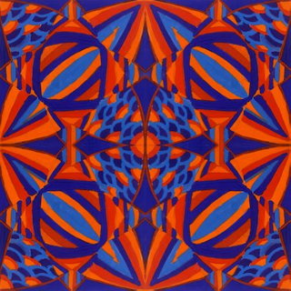 Blue Orange Mandala
