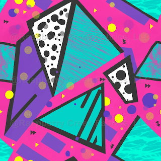 80s Abstract Geometric Art