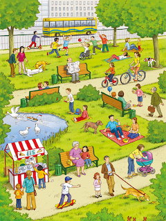 Park Scene with People