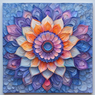 Mandala Flower Art