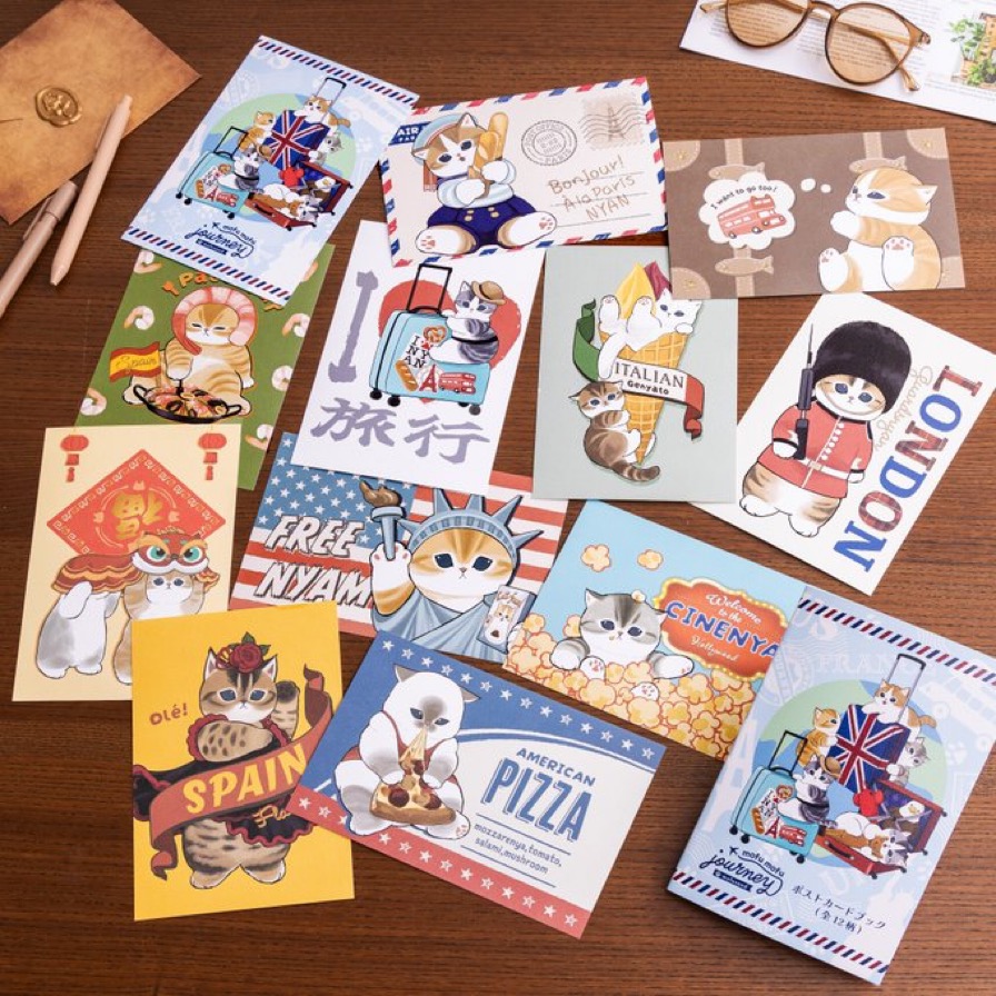 Mofusand Cat Sticker Cards
