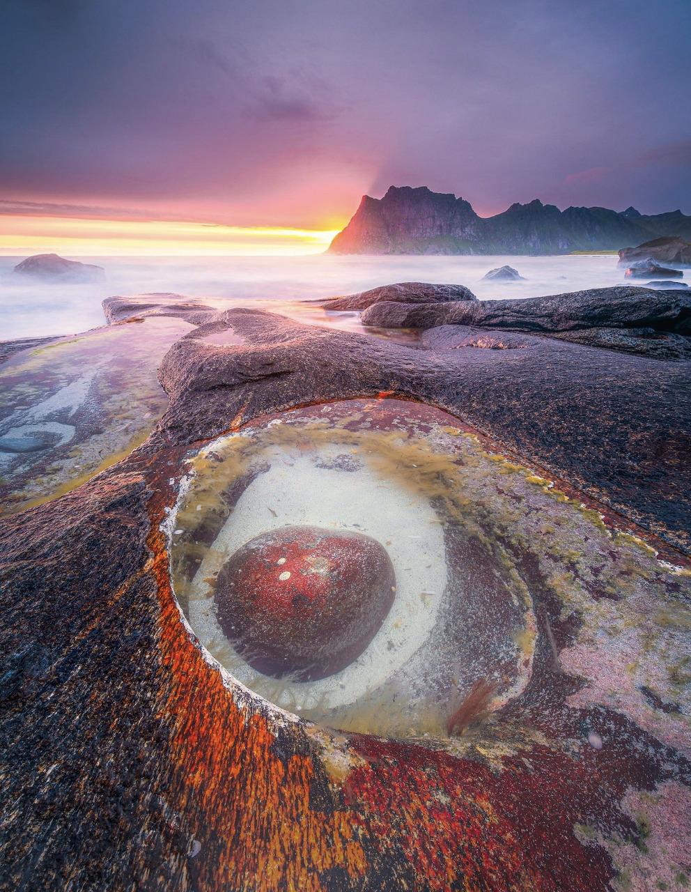 Dragon's Eye Uttakleiv Beach Norway