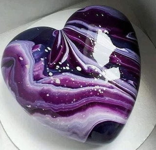 Purple Heart Cake