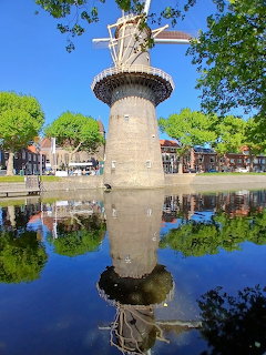 Dutch Windmill Reflection