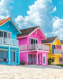 Colorful Beach Houses