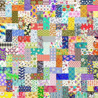 Colorful Patchwork Quilt Pattern