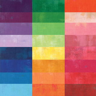 Colorful Grunge Patchwork Grid