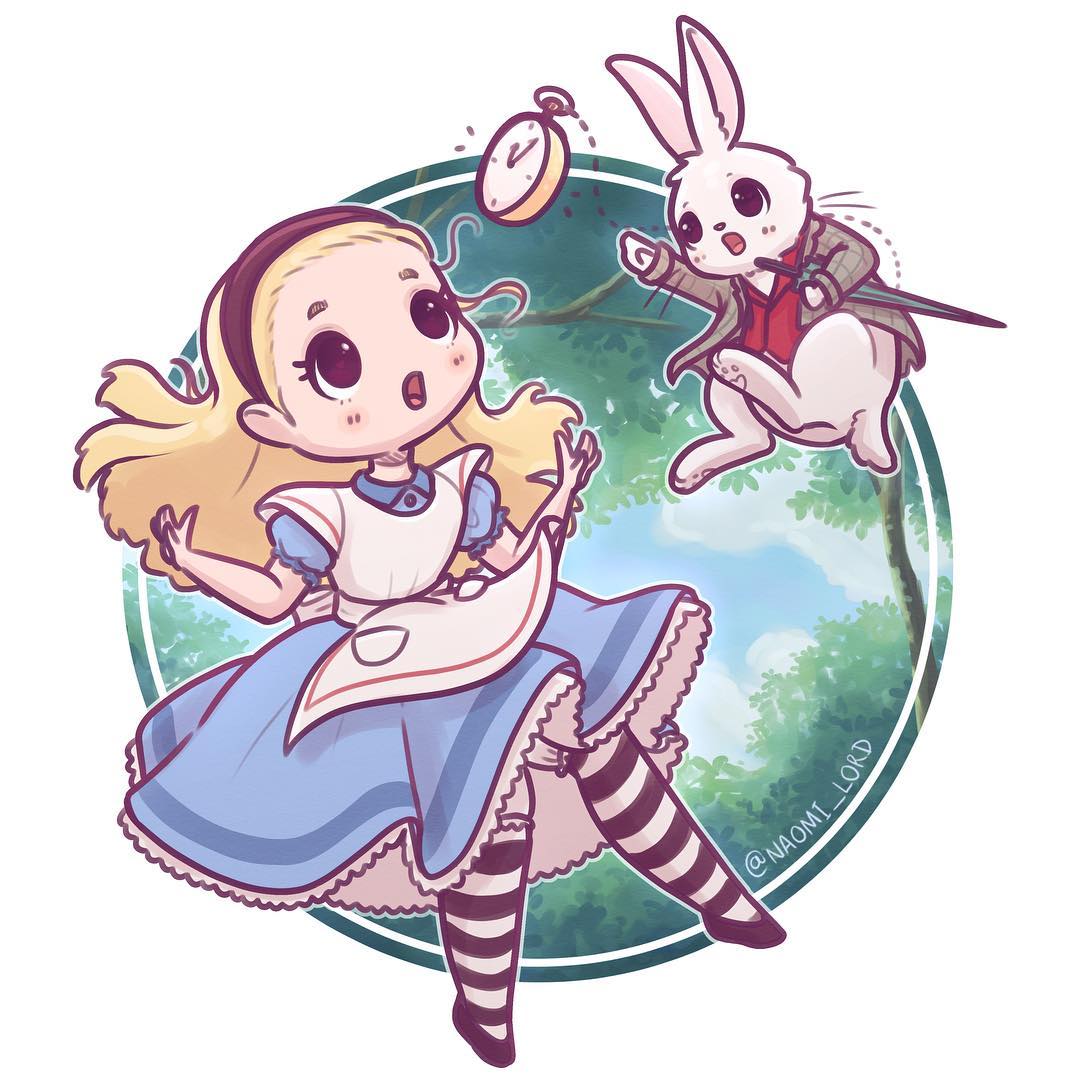 Alice and White Rabbit