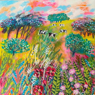 Colorful Cow Pasture
