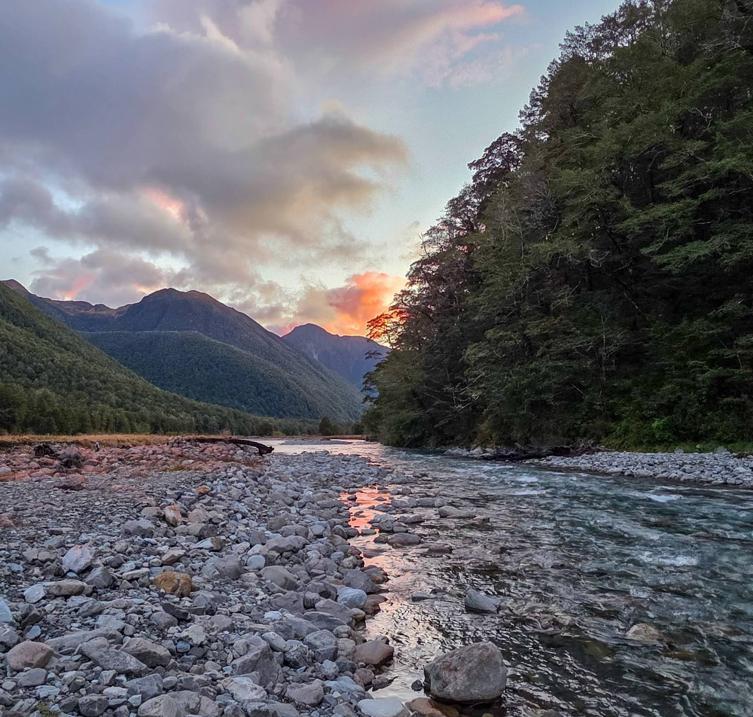 Maruia River Sunset