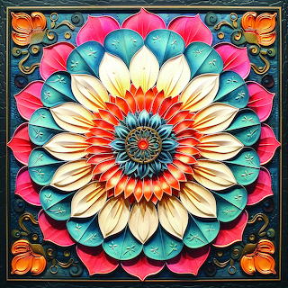 Ornate Floral Mandala Design