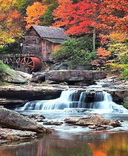 Glade Creek Grist Mill Autumn