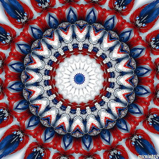 Patriotic Mandala Design